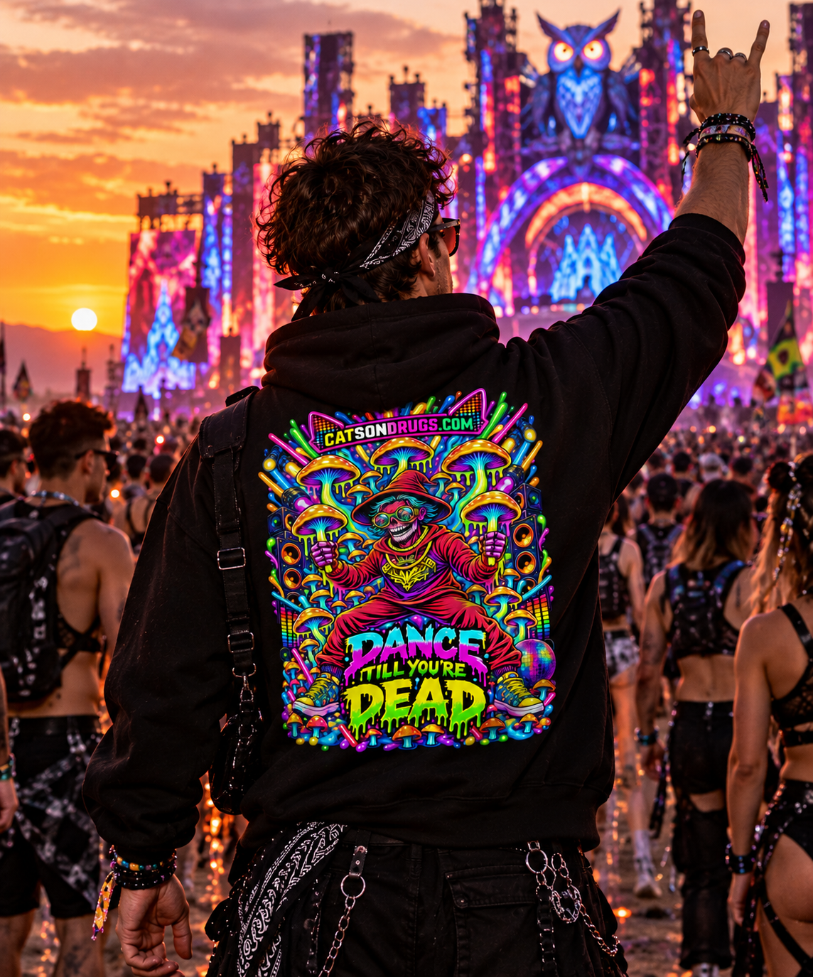 Trance Hoodie | Dance till you're dead