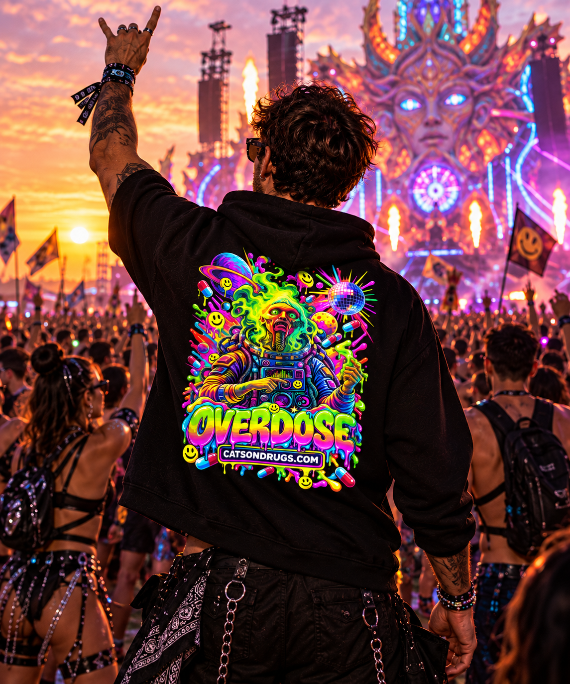 Acid Hoodie | Overdose Organism
