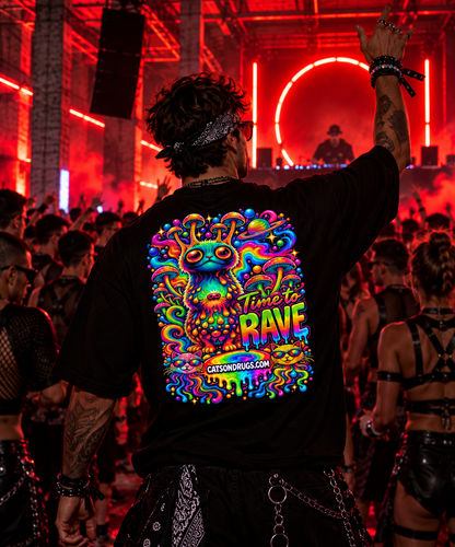 EDM T-Shirt | Time to Rave Organism
