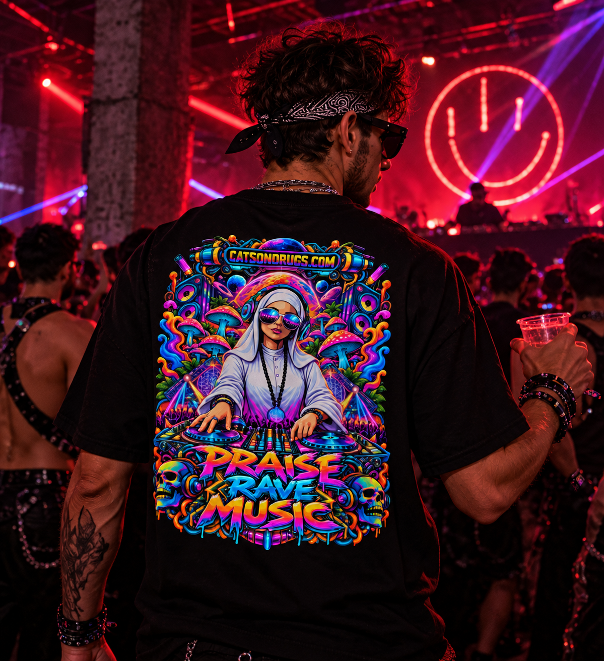 Techno T-Shirt | Praise the Rave