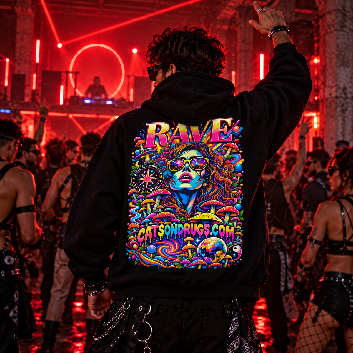 Rave Cover Girl | EDM Hoodie