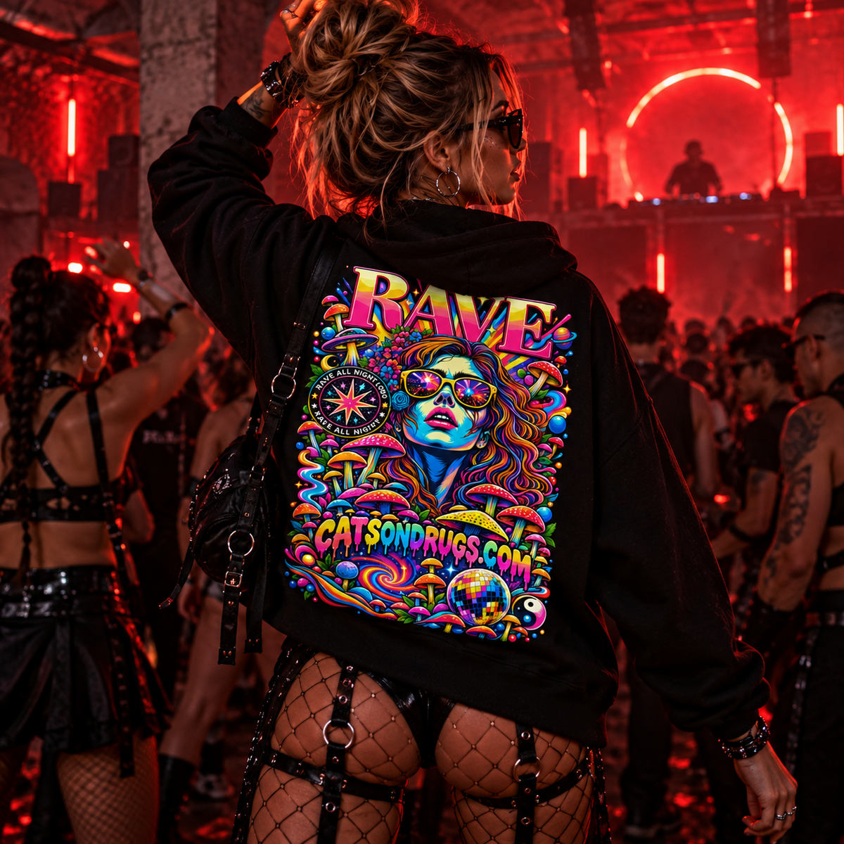 Rave Cover Girl | EDM Hoodie