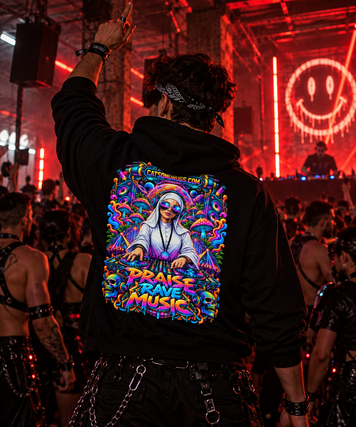 Techno Hoodie | Praise Rave Music