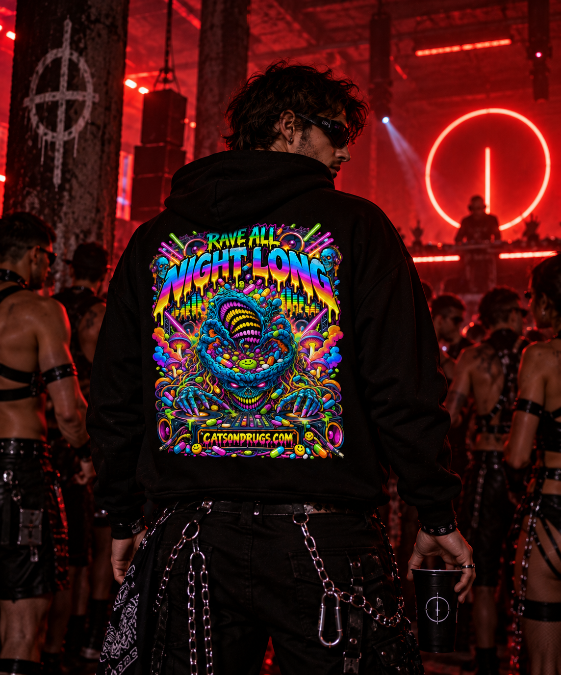 Festival Hoodie | Rave all Night Long