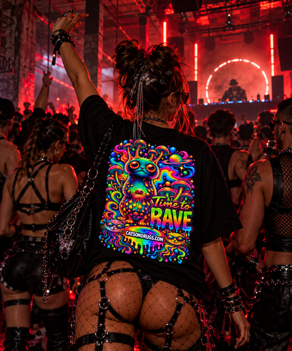 EDM T-Shirt | Time to Rave Organism
