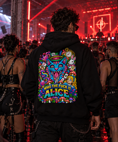 Trippy Hoodie | Who the Fuck is Alice