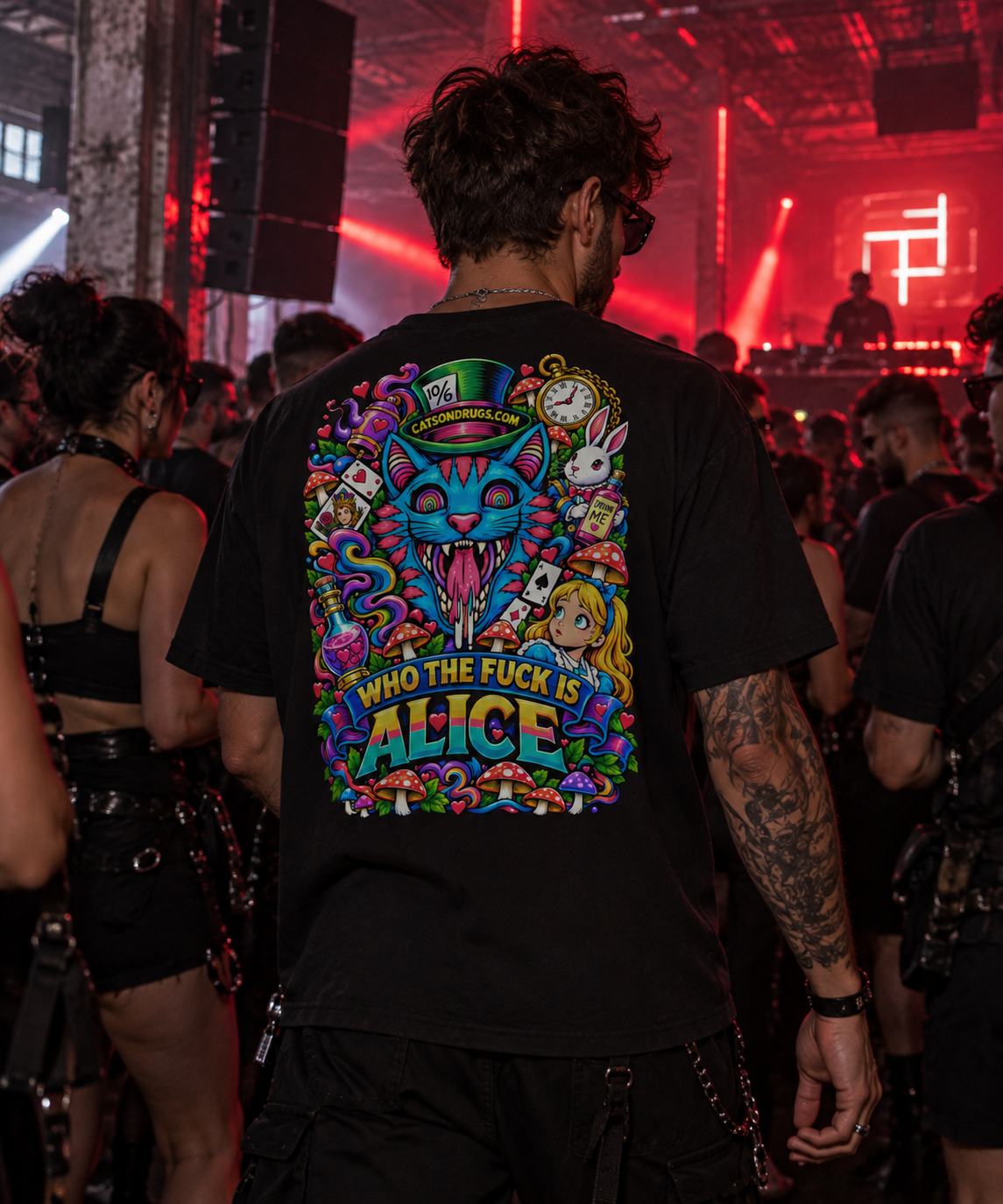 Psychedelic T-Shirt | Who the Fuck is Alice
