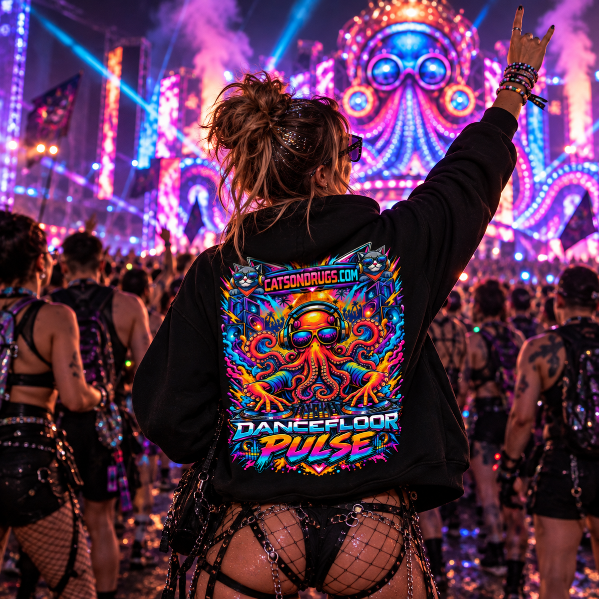 Dancefloor Pulse | EDM Hoodie