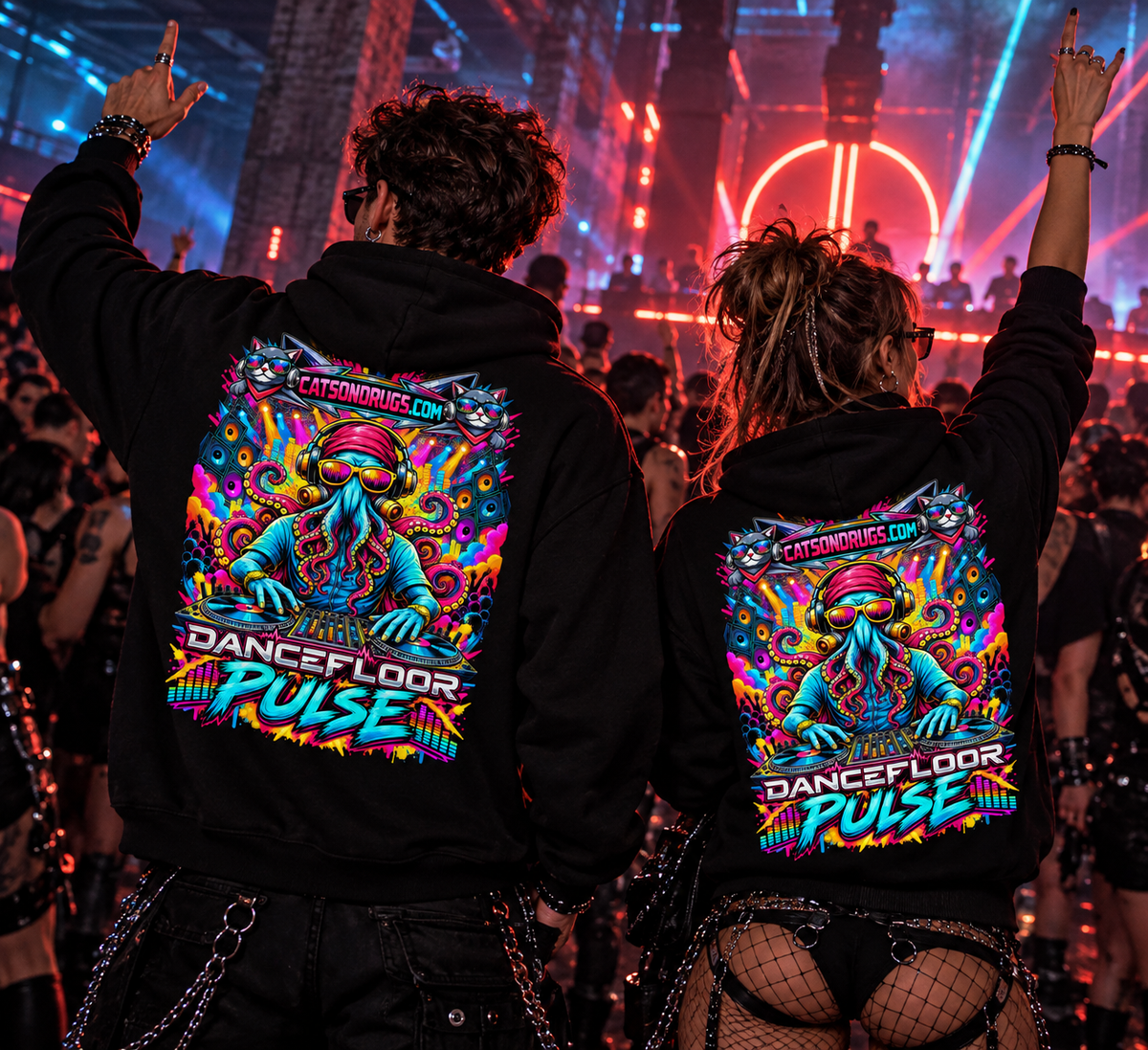Dancefloor Pulse | EDM Hoodie