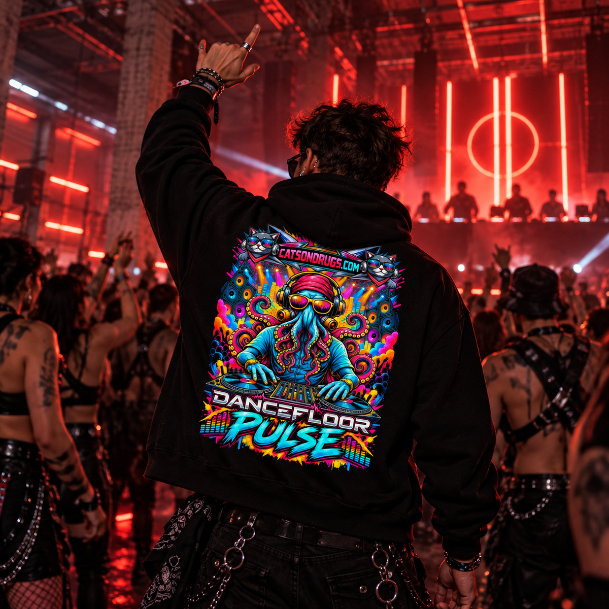 Dancefloor Pulse | EDM Hoodie