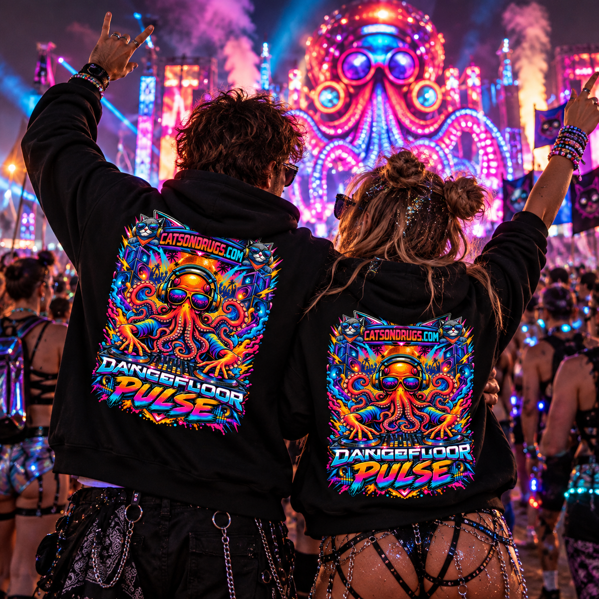 Dancefloor Pulse | EDM Hoodie