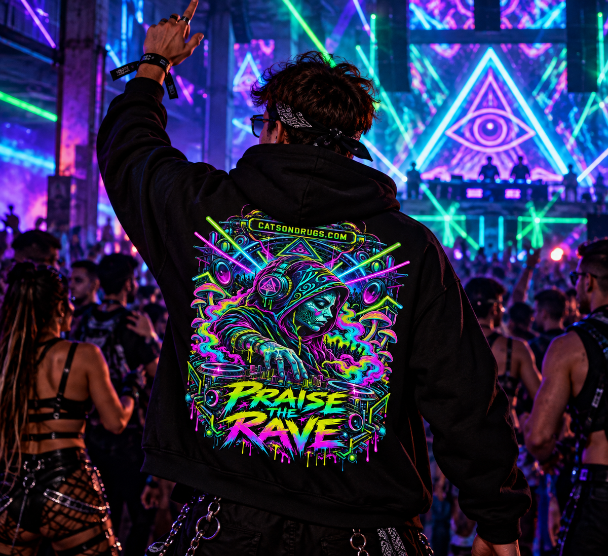 Rave Hoodie | Praise the Rave
