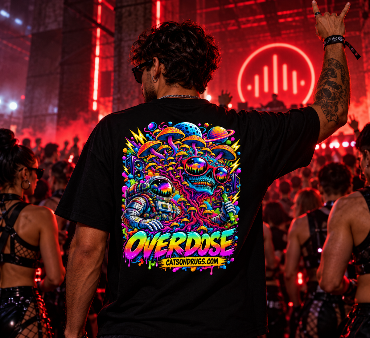 Rave T-Shirt | Overdose Organism