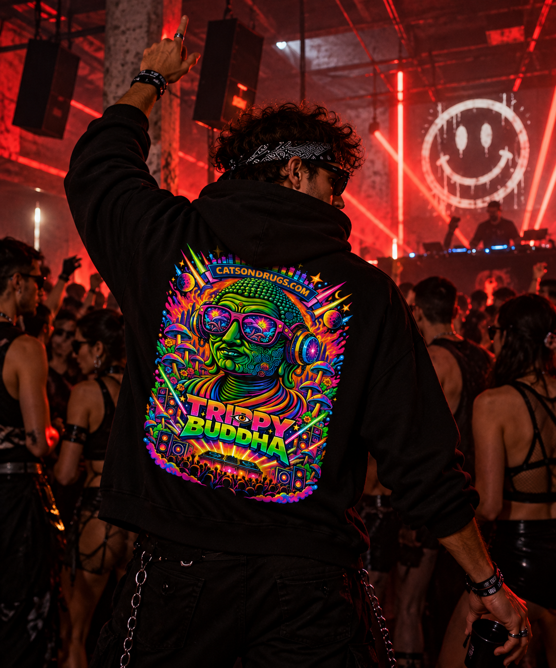 Psychedelic Hoodie | Trippy Buddha