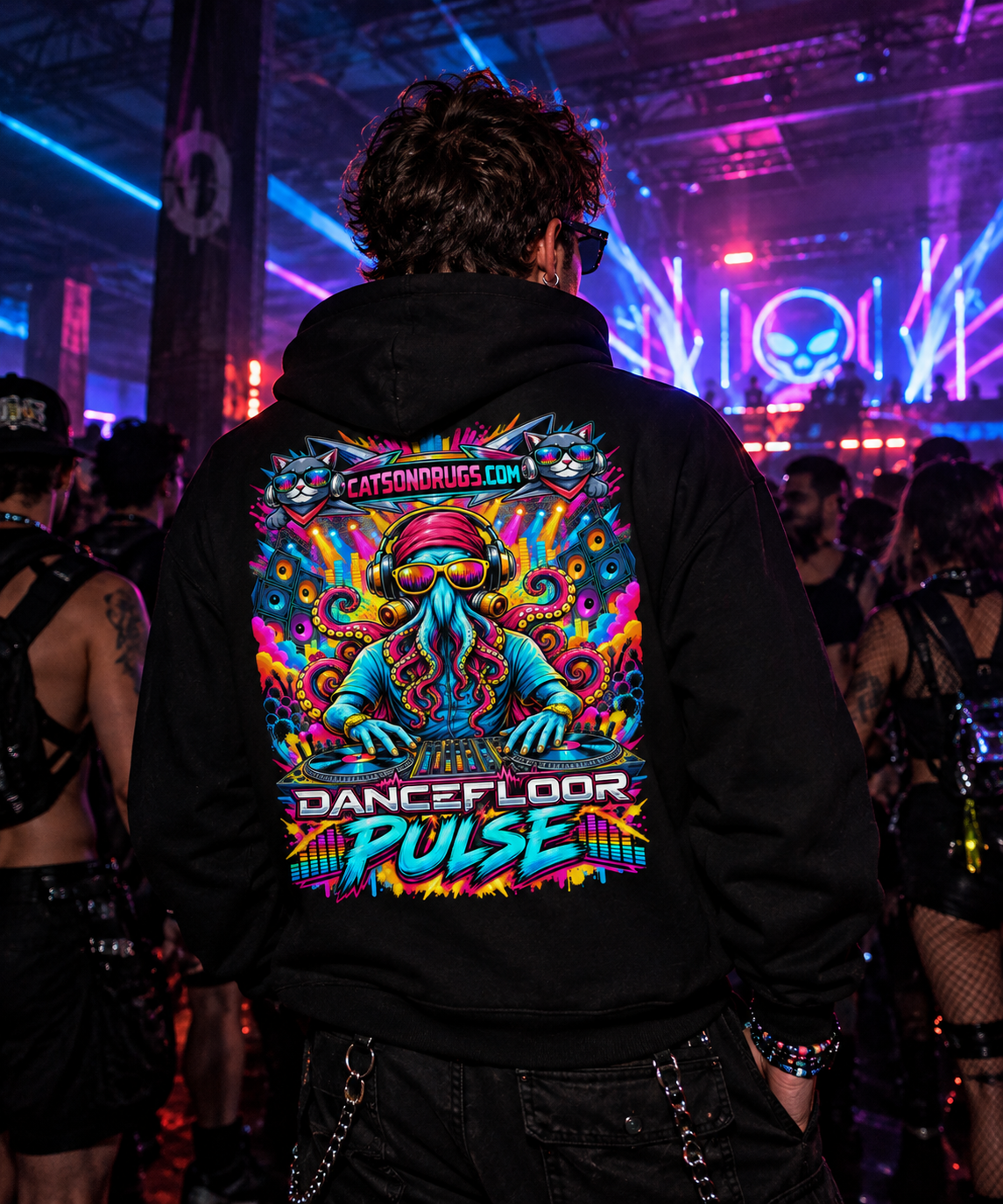 Dancefloor Pulse | EDM Hoodie