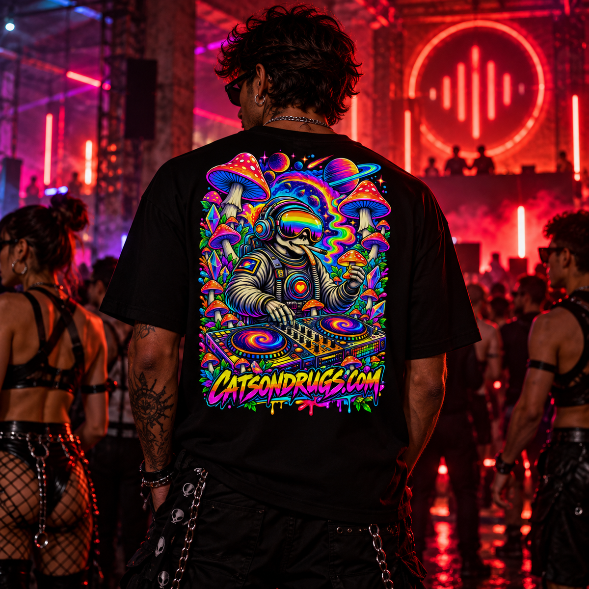 EDM T-Shirt | Psychedelic Astronaut | Ecstasy Edition