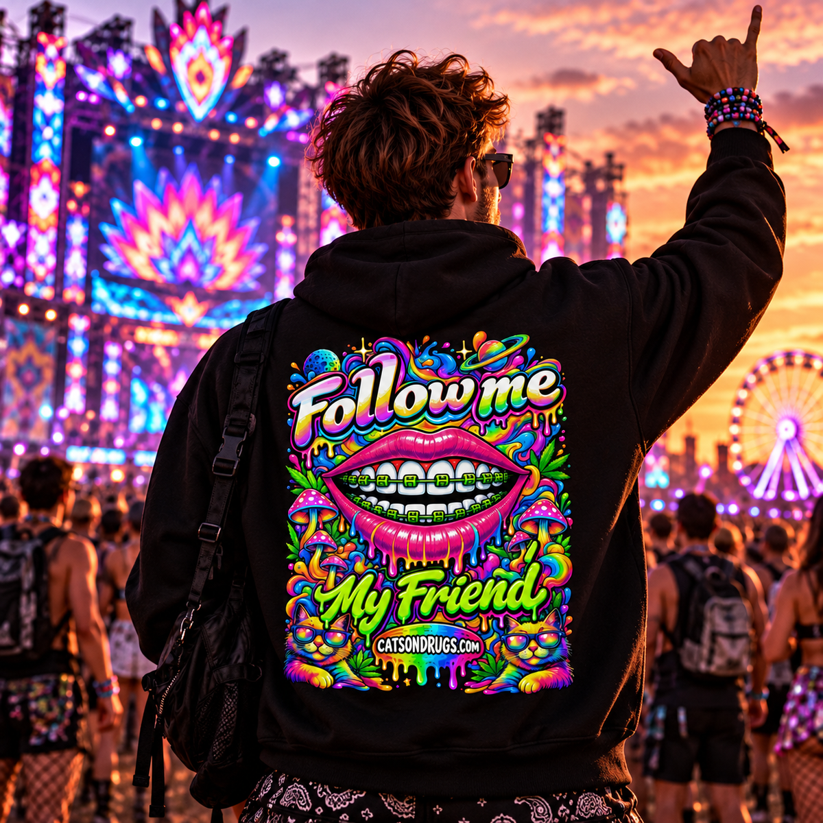 Festival Hoodie | Follow Me Organism