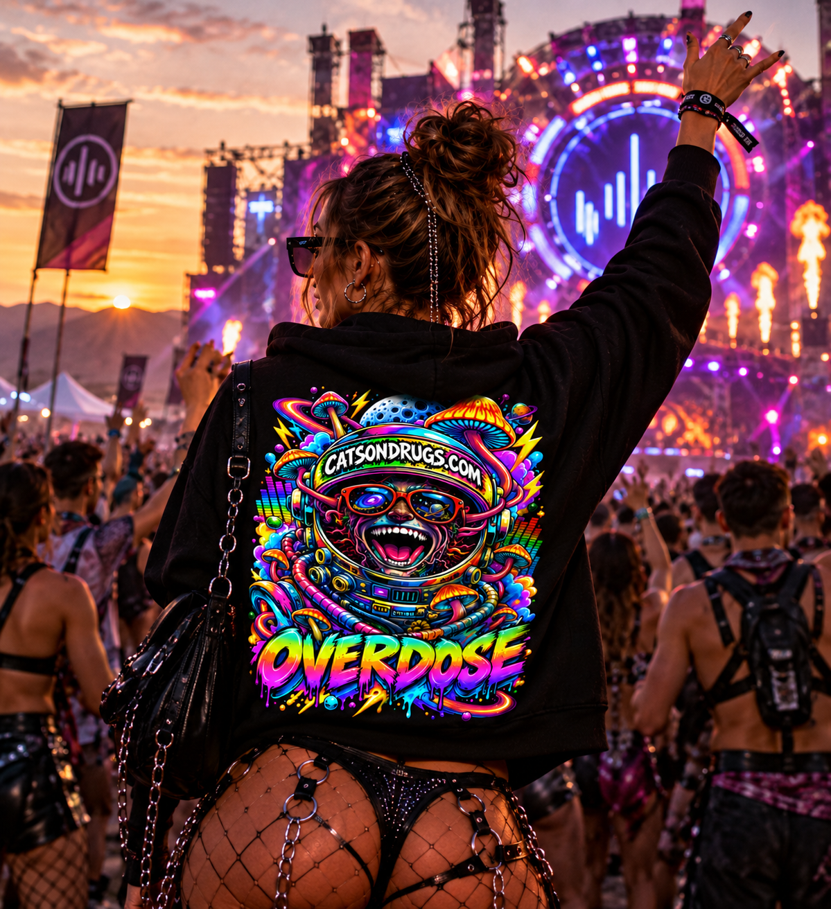 Acid Hoodie | Overdose Organism