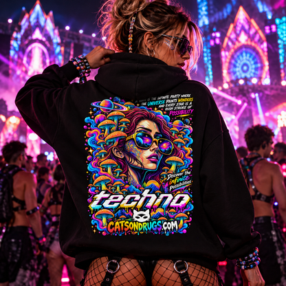 Rave Cover Girl | EDM Hoodie
