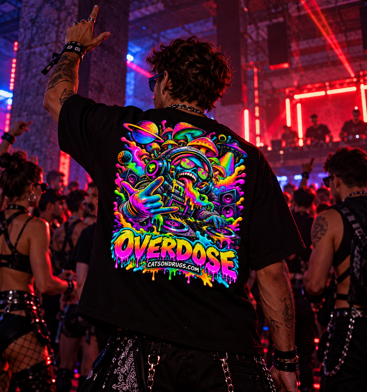 Rave T-Shirt | Overdose Organism