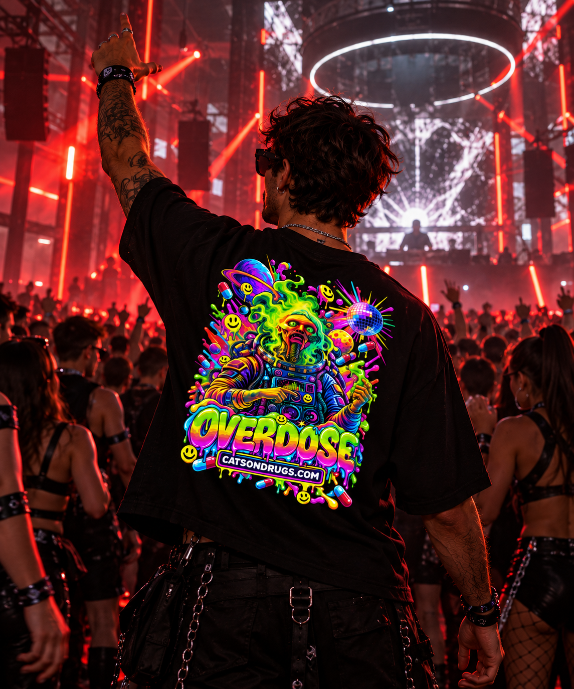 Rave T-Shirt | Overdose Organism
