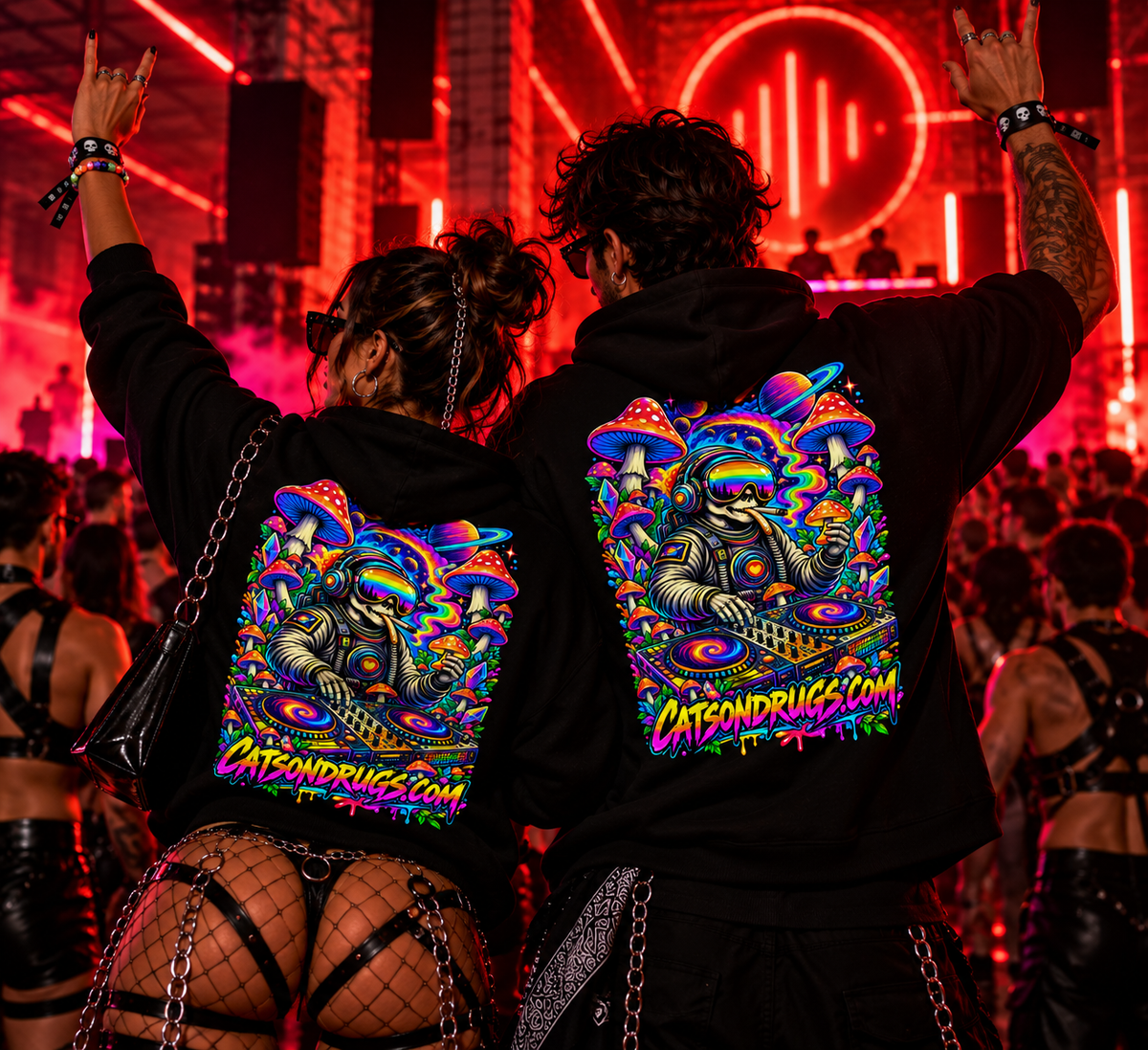 EDM Hoodie | Psychedelic Astronaut