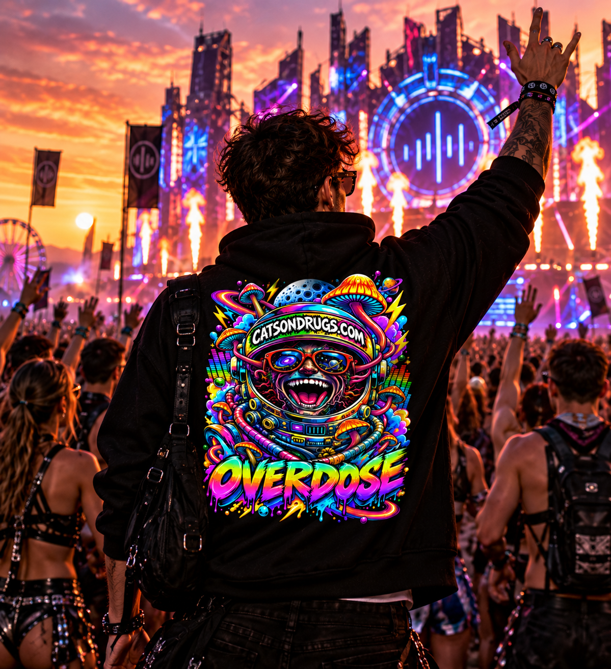 Acid Hoodie | Overdose Organism
