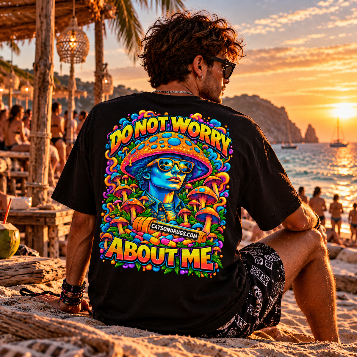 Psychedelic T-Shirt | Do Not Worry About Me