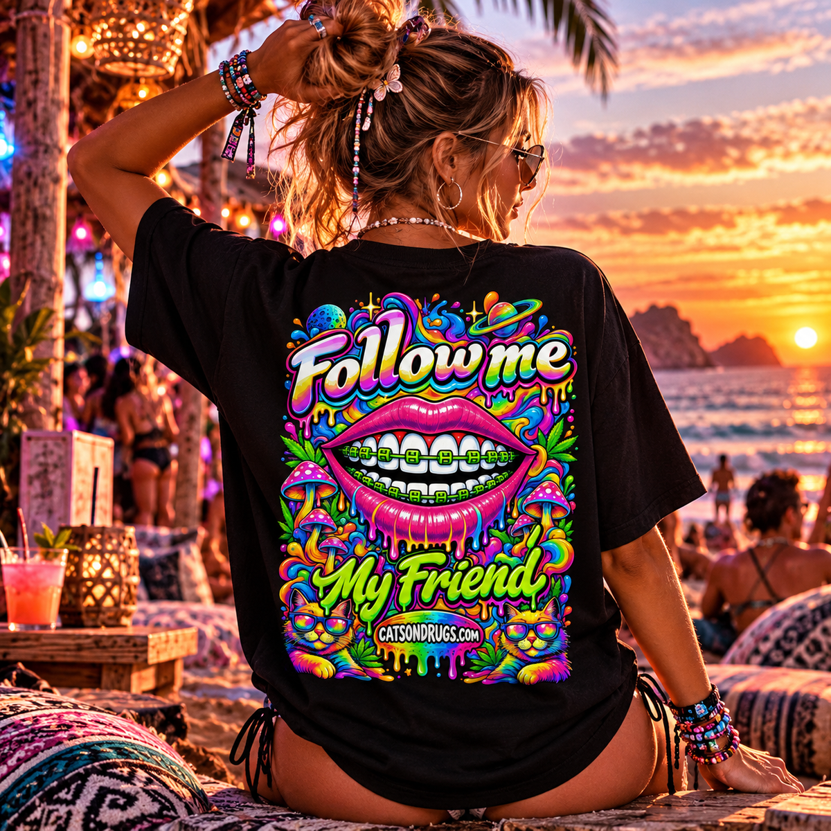 Psychedelic T-Shirt | Follow Me Organism
