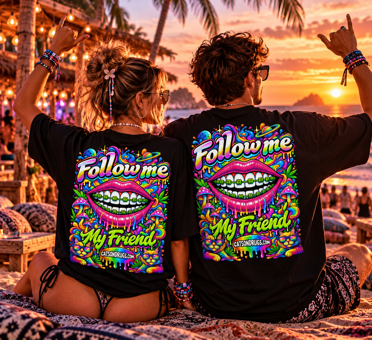 Psychedelic T-Shirt | Follow Me Organism