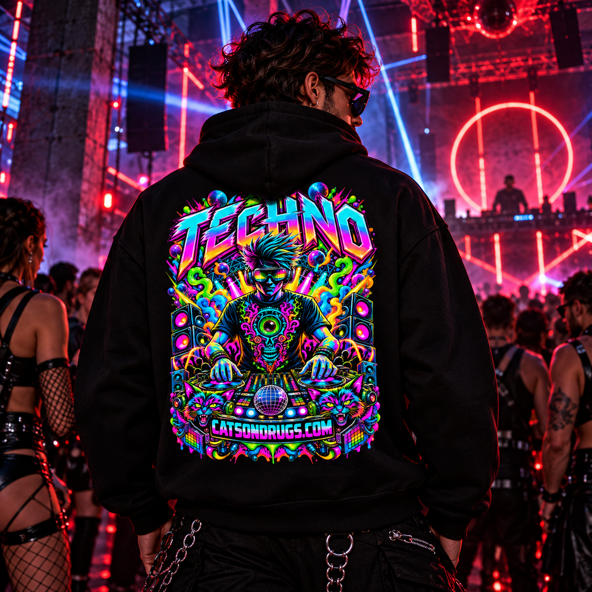 Techno Player | EDM Hoodie