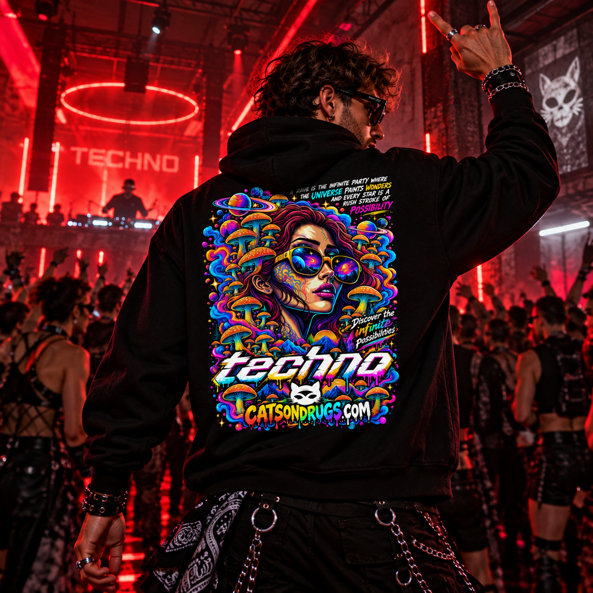 Rave Cover Girl | EDM Hoodie