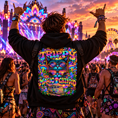 Trippy Hoodie | Magic Cat Food