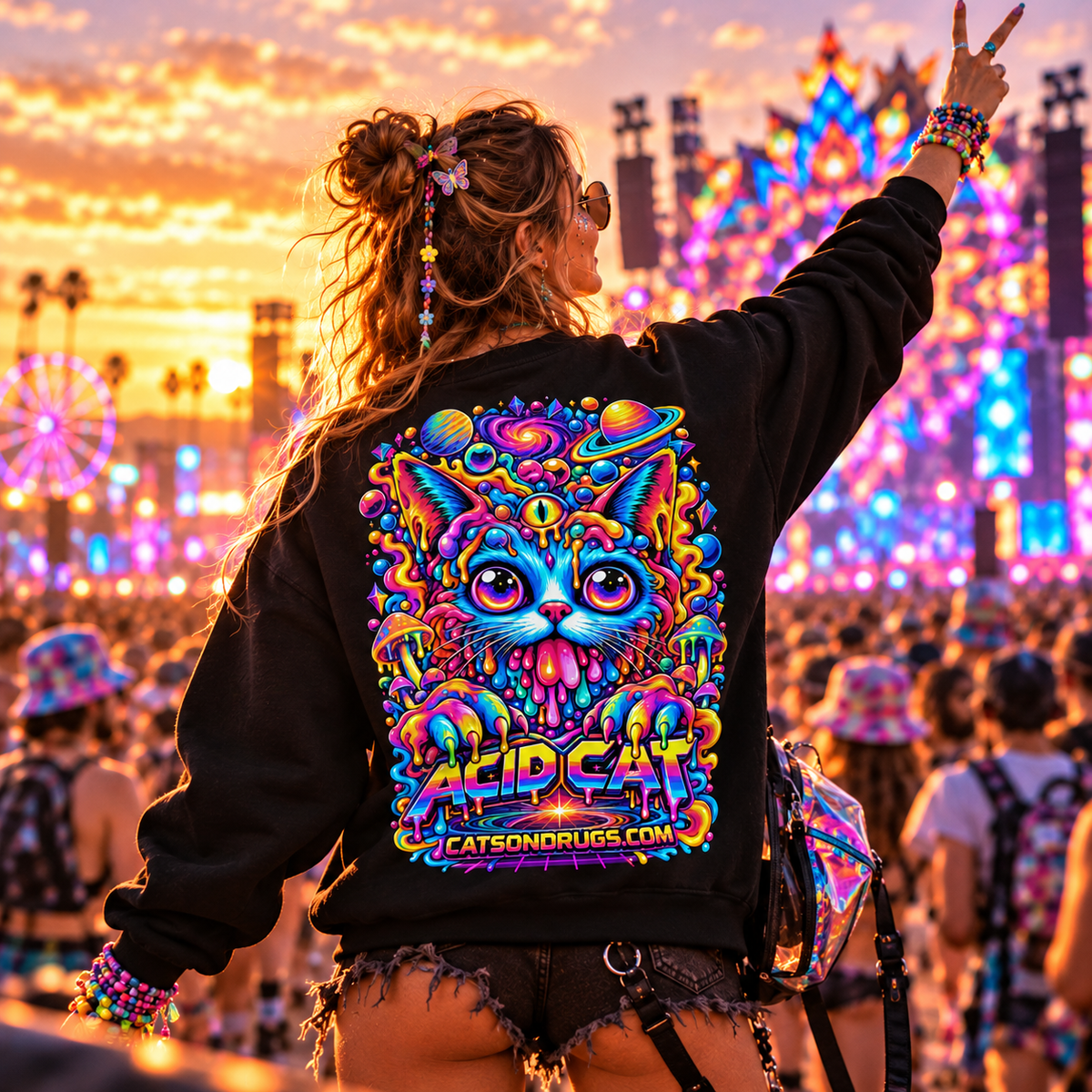 Acid Sweatshirt | Acid Cat
