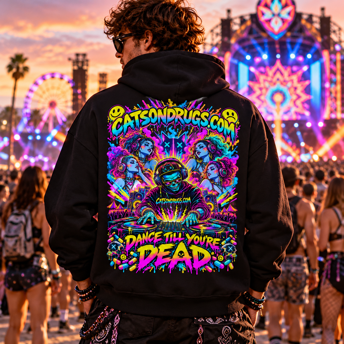 Trance Hoodie | Dance till you're dead