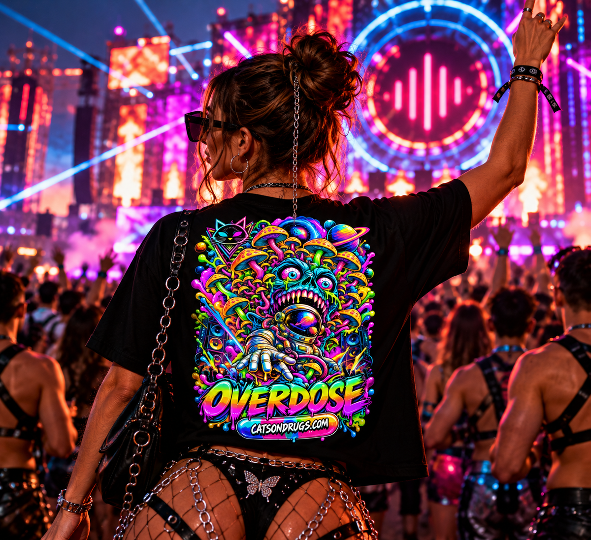 Rave T-Shirt | Overdose Organism