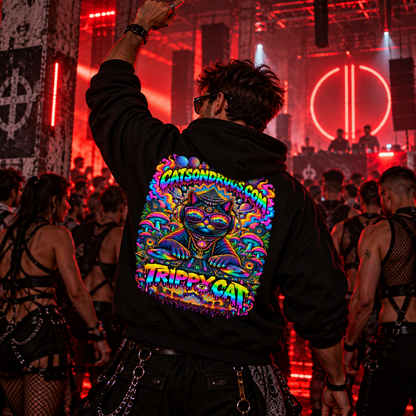 Trippy Hoodie | Trippy Buddha Cat