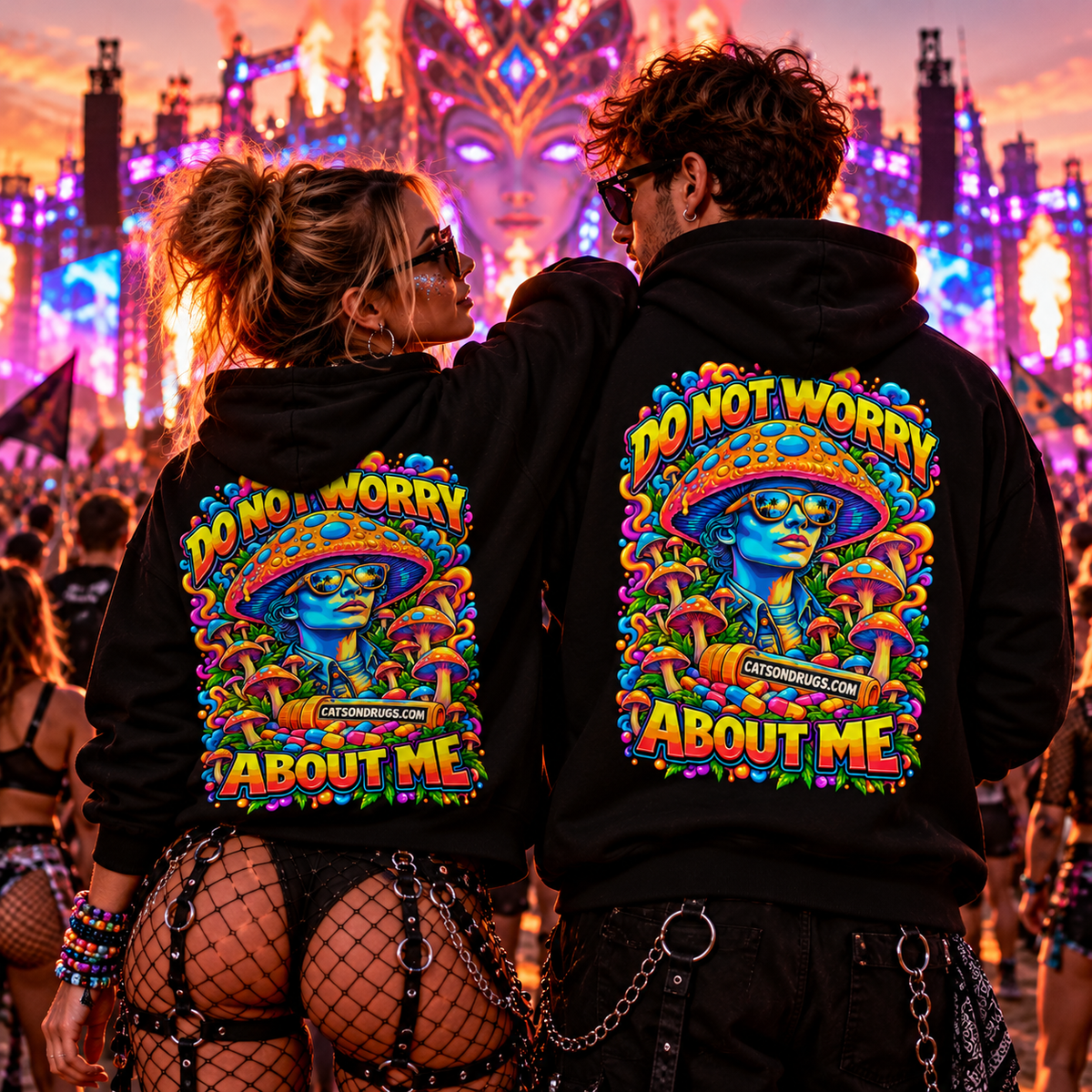 Acid Hoodie | Do Not Worry About Me