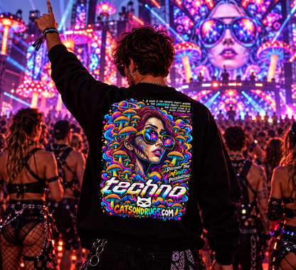 Festival Sweatshirt | Techno Girl