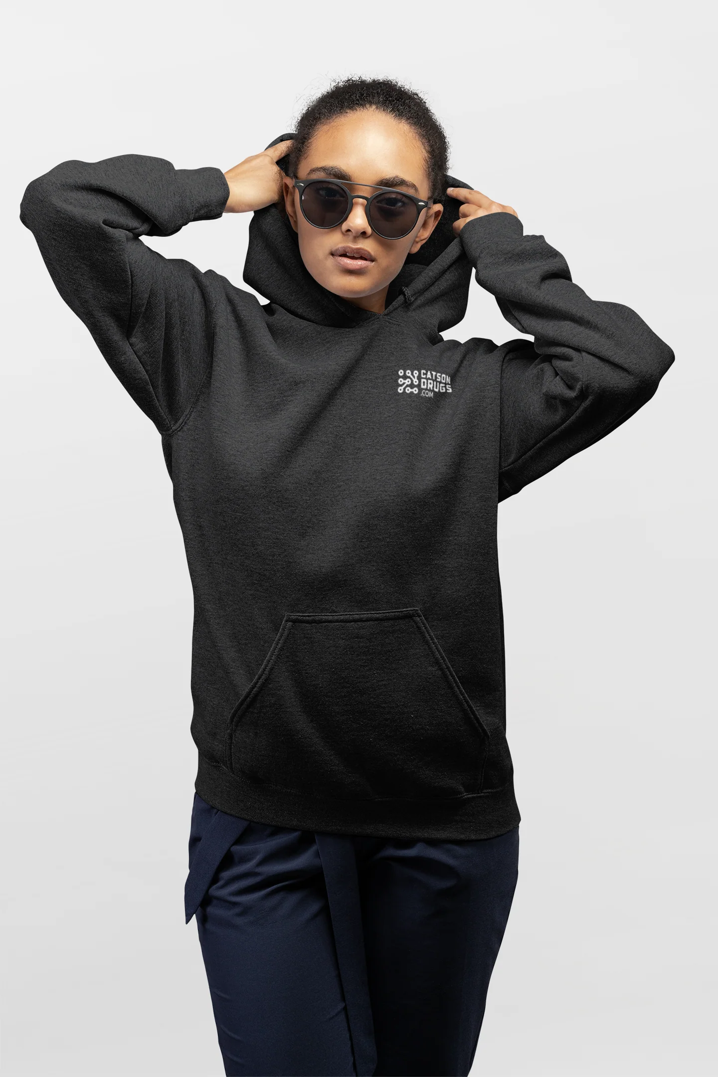 Psychedelic Hoodie | Psychedelic Frog Funny Hoodie - CATSONDRUGS.COM