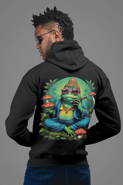 Psychedelic Hoodie | Psychedelic Buddha Frog