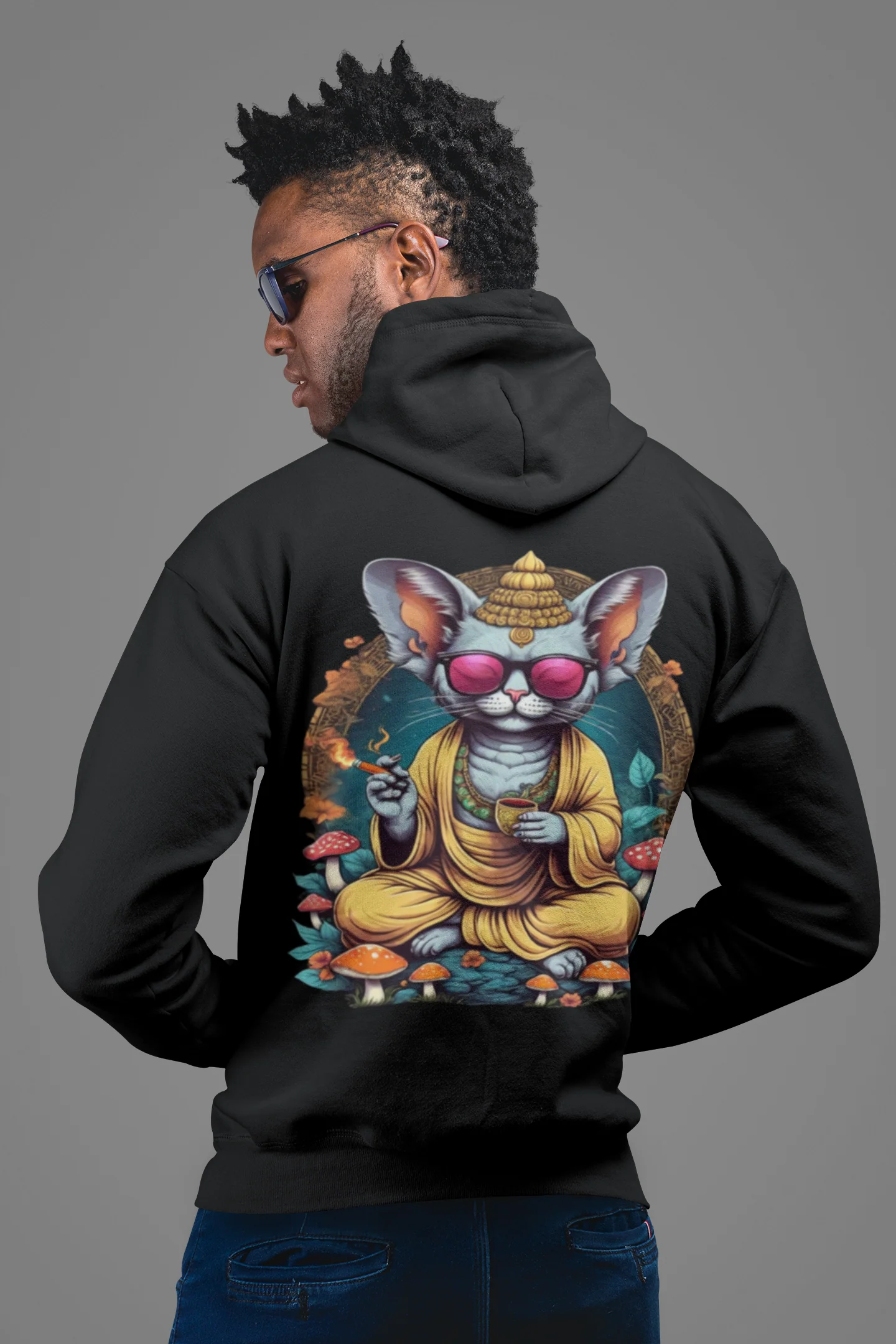 Psychedelic Buddha Mouse
