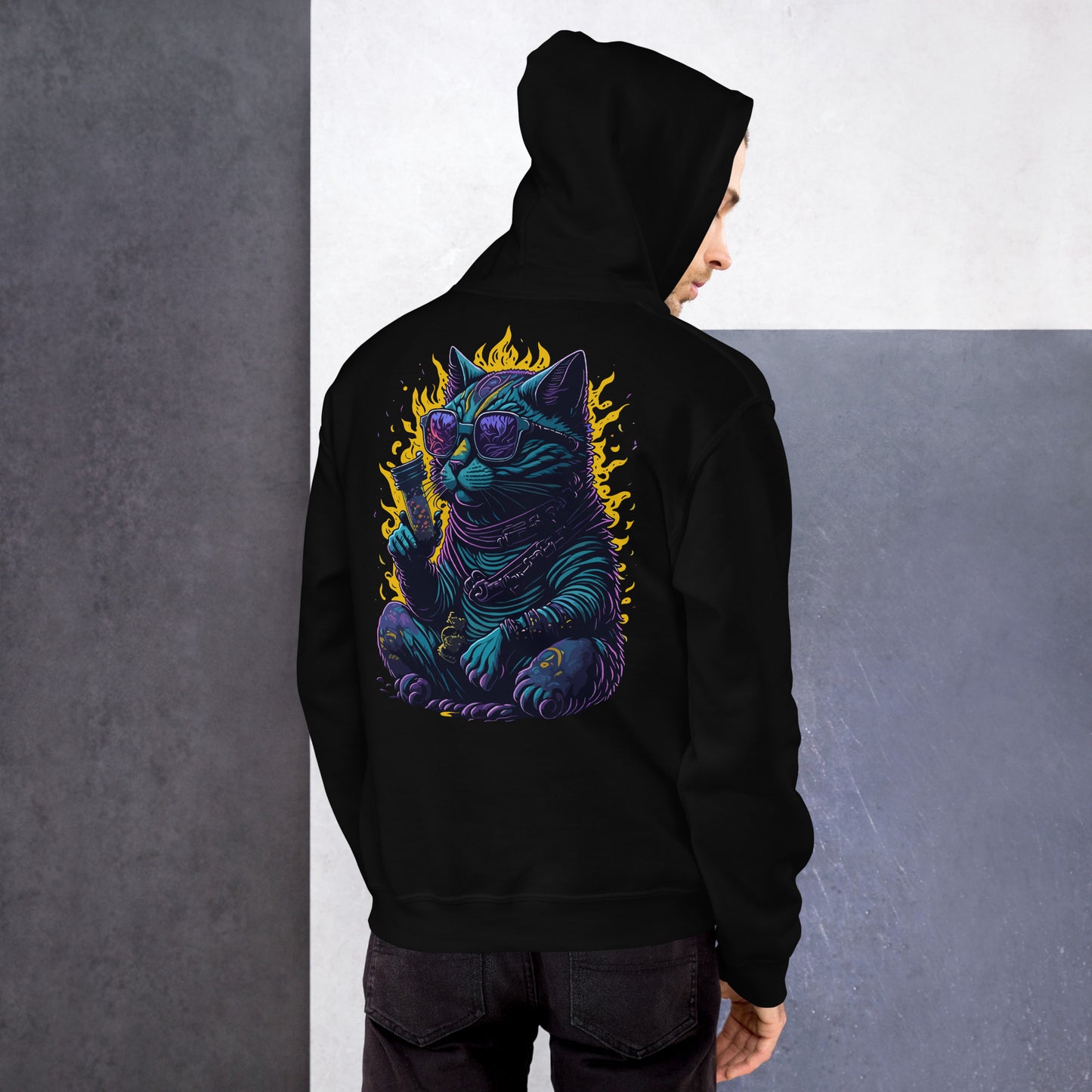 Psychedelic Cat Clothing