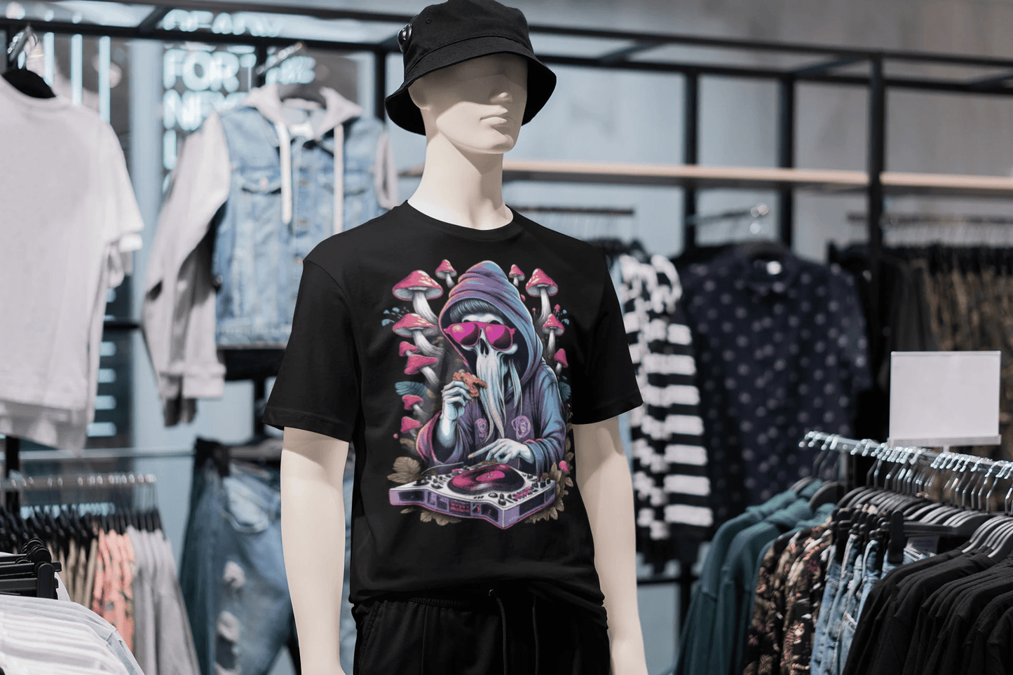 Psychedelic DJ Fashion for Men from catsondrugs.com