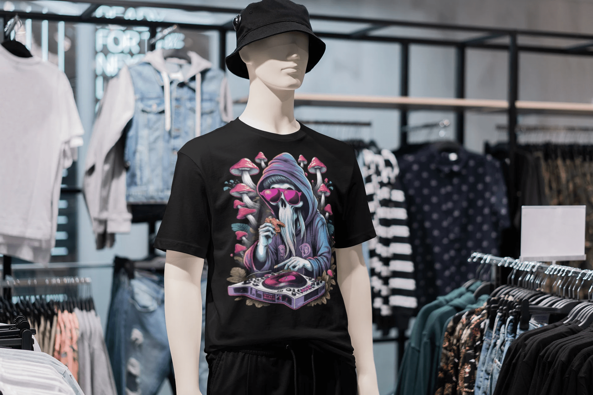 Psychedelic DJ Fashion for Men from catsondrugs.com