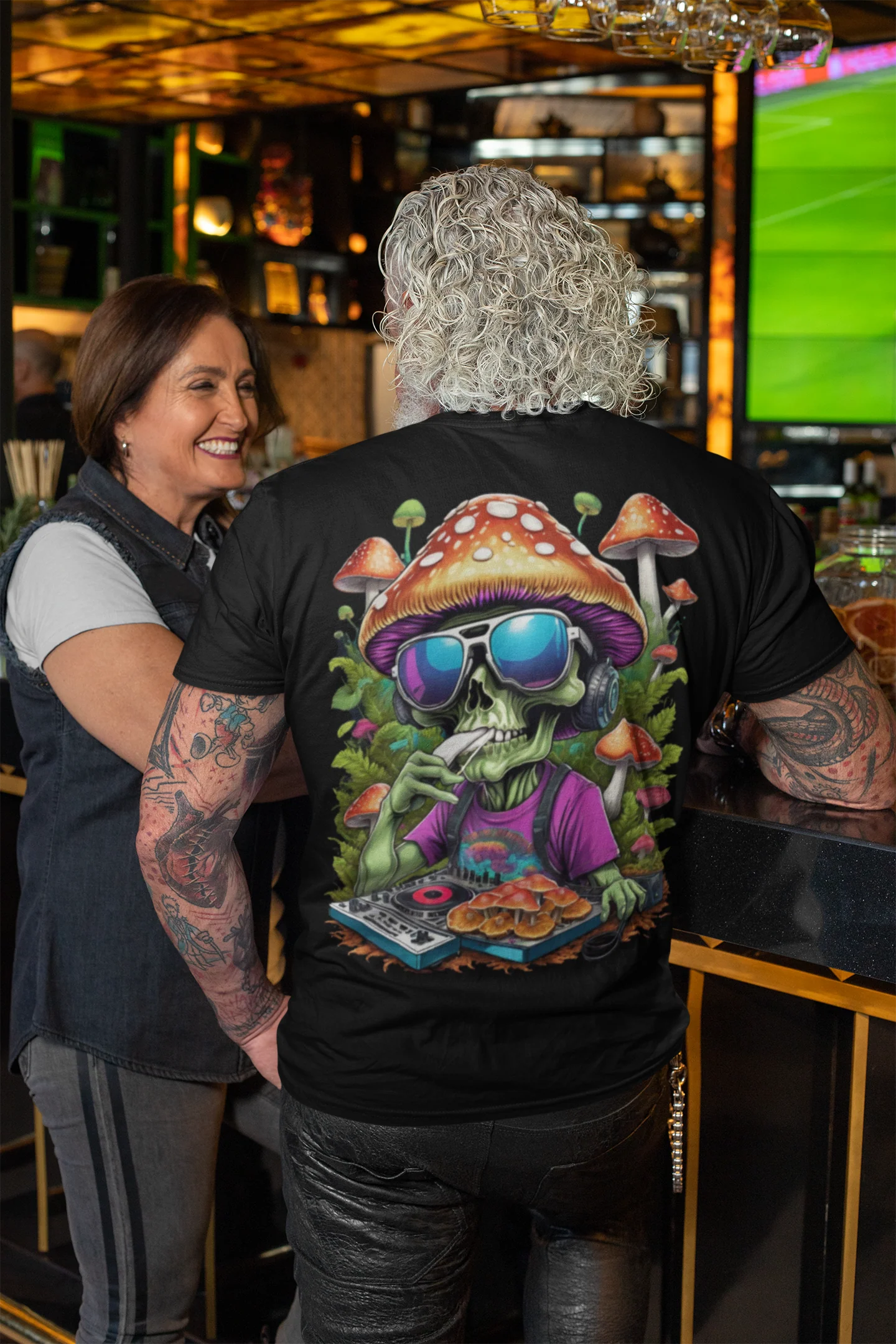 Psychedelic T-Shirt | Psy-DJ Mushroom