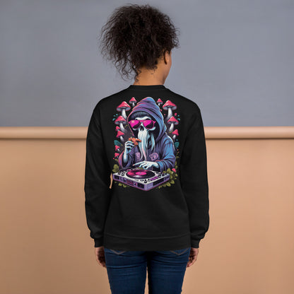 Psychedelic DJ Sweatshirt for Women from catsondrugs.com