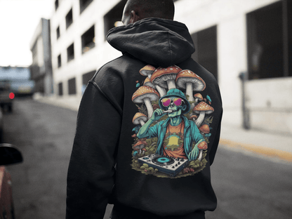 Rave Hoodie | Trippy Mushroom DJ