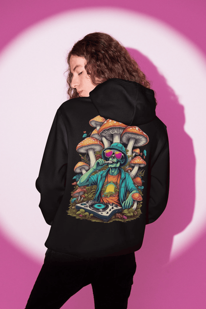 Rave Hoodie | Trippy Mushroom DJ