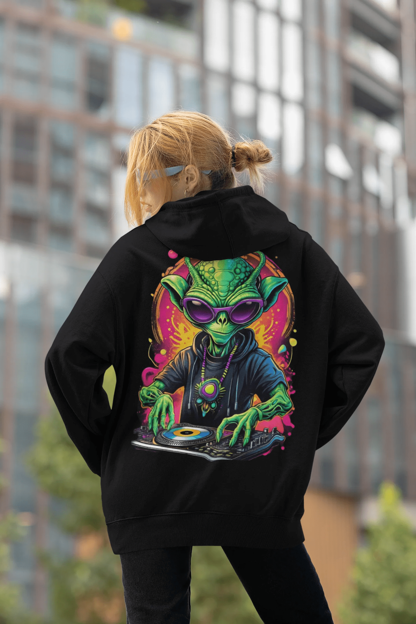 Cyberpunk Hoodie | DJ Alien
